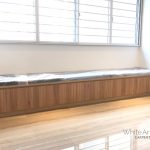 sette bench with cushion done by singapore carpenter