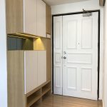 foyer area with shoe cabinet done by singapore carpenter