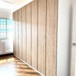 swing door wardrobe done by singapore carpenter