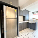 kitchen cabinet setup in shaker style