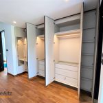 casement swing door wardrobe by singapore carpentry