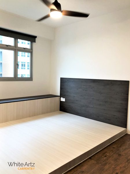 direct carpentry platform bed