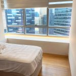 Bedroom bay window ledge with custom warm LED ambient strip lighting by direct carpenter Singapore